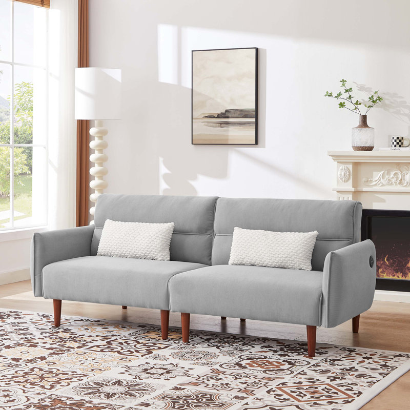 Grey wayfair couch discount